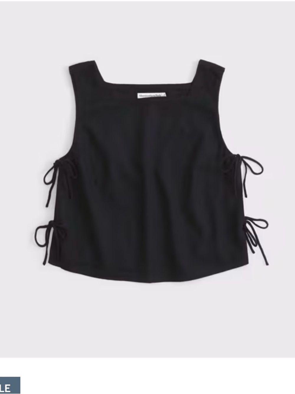 Abercrombie & Fitch Apron Linen-Blend Set Top